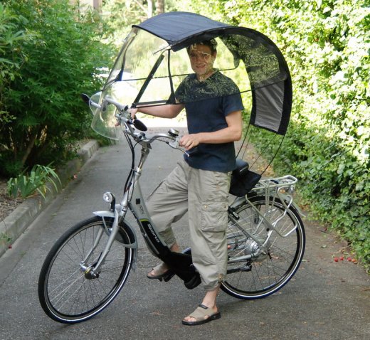 Essais du nouveau Veltop pour tricycles, Roulcouché